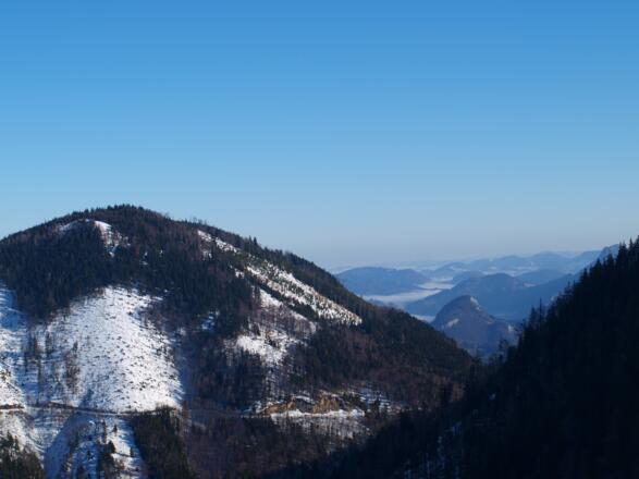 Hochbuchberg vom Gaisberg 1267m gesehen