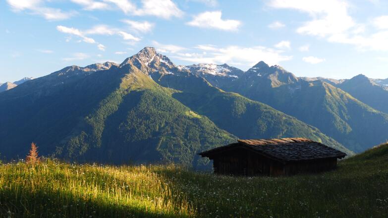 Weg Steineralm nach Glanz, Zunig