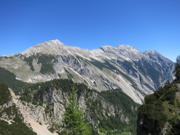 v.links: Speckarspitze, Kleiner und Großer Bettelwurf
