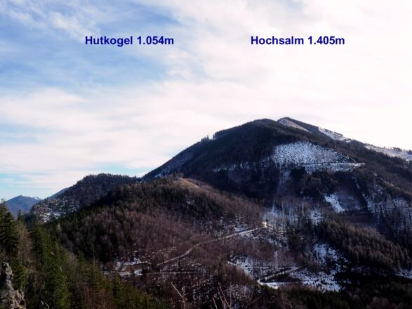 Hutkogel 1054m links