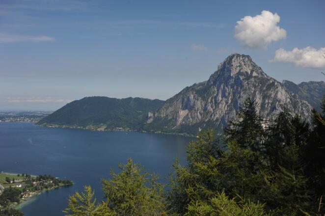 Blick auf den Traunstein
