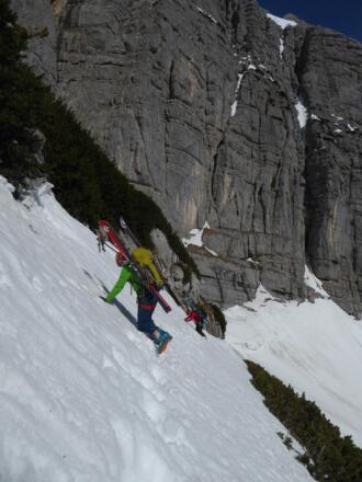 Querung zur Abseilstelle