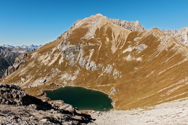 Gufelsee mit Kogelseespitze
