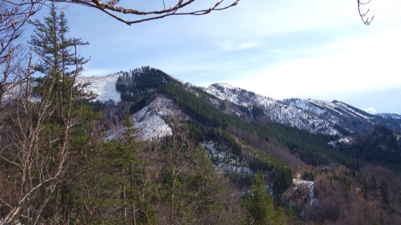 Brunnbacheck und Almkogel vom Jagdsteig