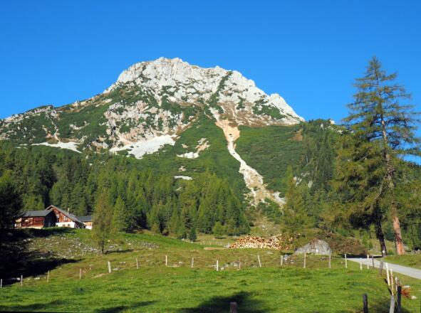 Schaidlalm ~1415m mit Rötelstein