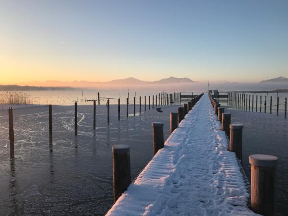Blick auf den Chiemsee