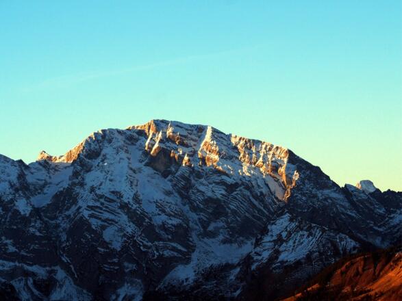 Hoher Göll vom Grat gesehen (~1550 m)