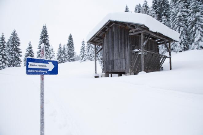 Winterwanderweg Hörnlepass
