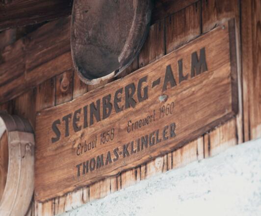 Die Steinbergalm in Inneralpbach