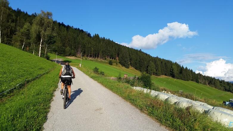 Anstieg oberhalb vom Martinihof