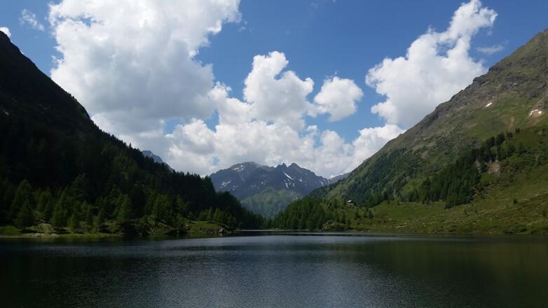Blick vom hinteren Bergseeteil