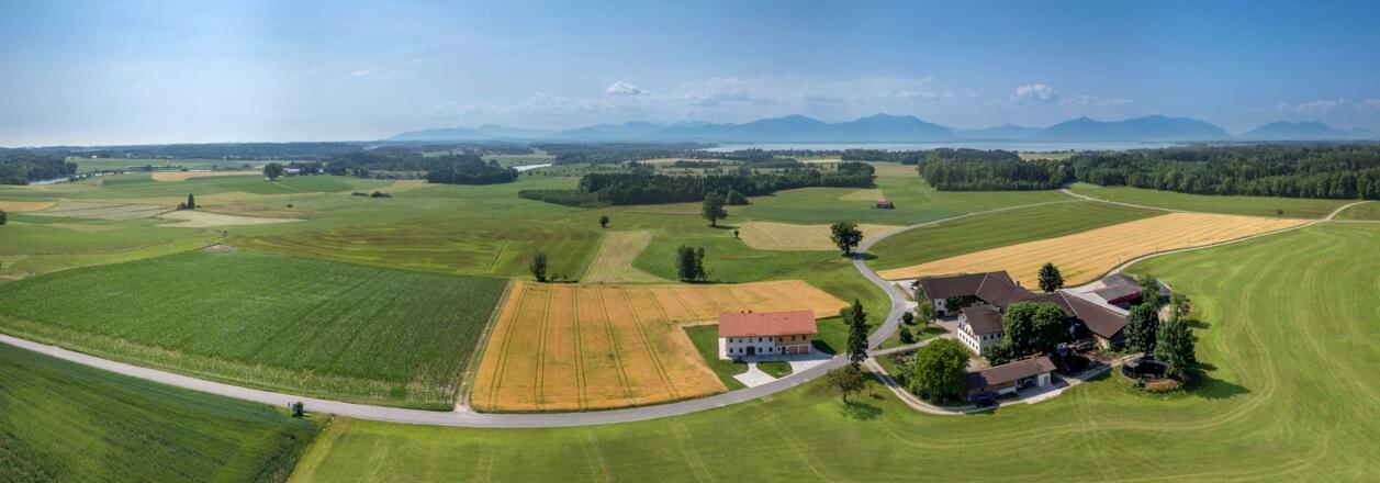 Hausansicht Luftaufnahme