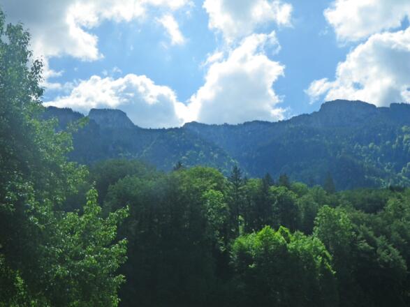 Aussicht vom Haus