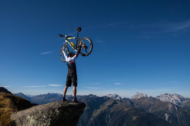 Mountainbiken in der Silvretta