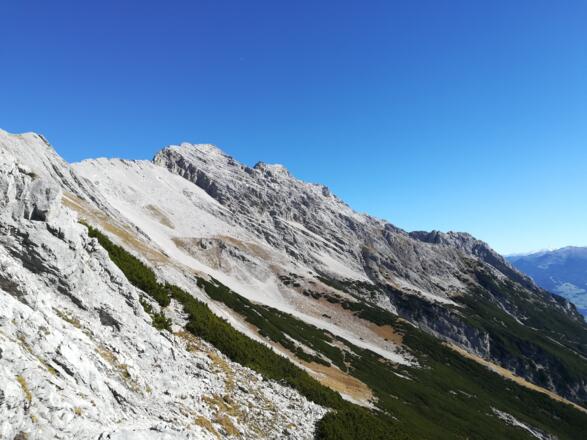 Rückblick zur Bettelwurfhütte