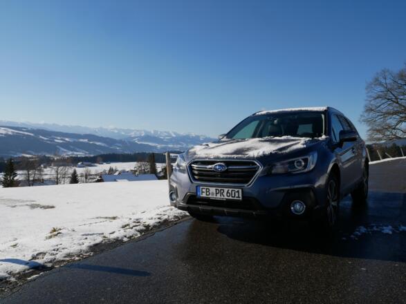 Auf Schnee-Abenteuer-Tour mit dem Subaru Outback