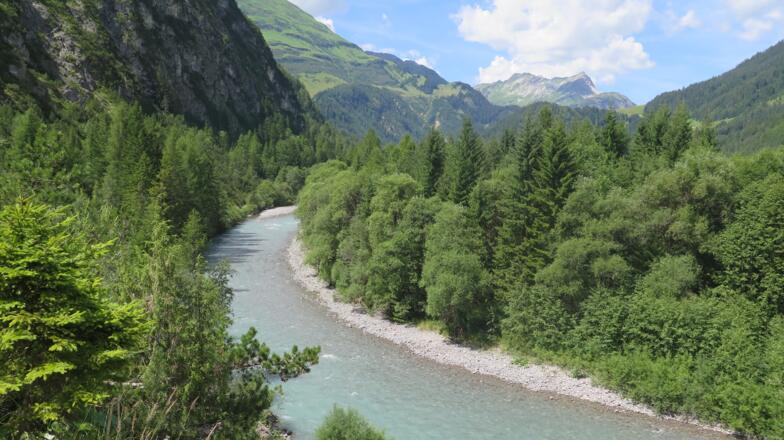 schöne Aussichten auf den Lech