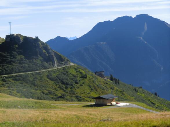 Blick zur Schlossalm