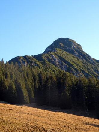 Den Gipfel der Kellaspitze immer im Blick