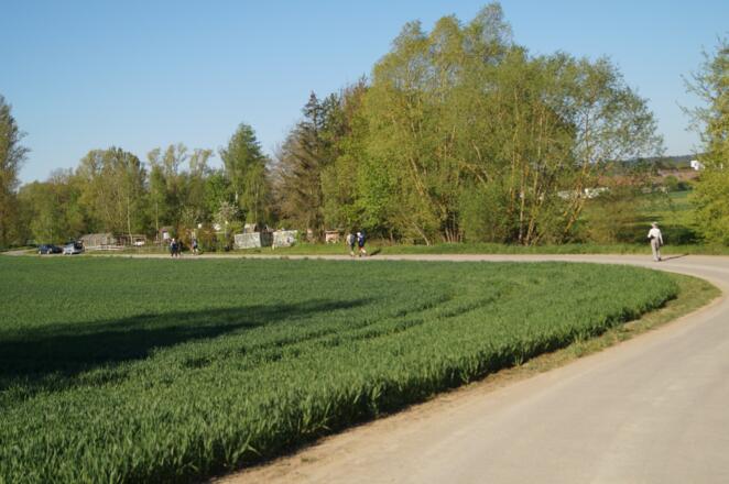 Weg Richtung "Mocken-Mühle"