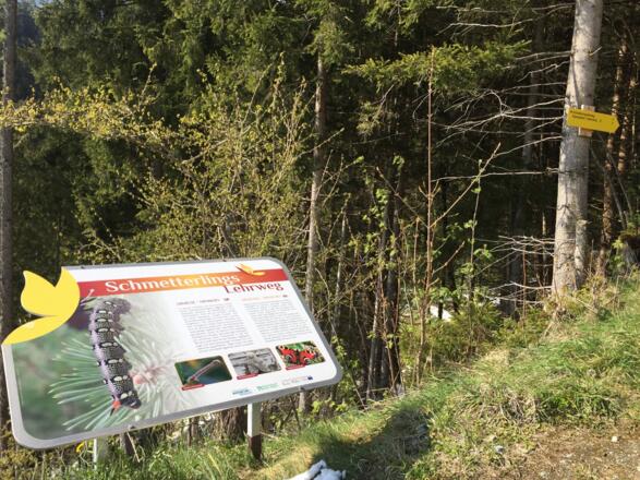 Wegweiser Richtung Liebenberg