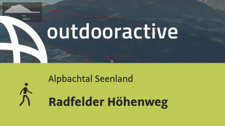 Wanderung im Alpbachtal Seenland: Radfelder Höhenweg