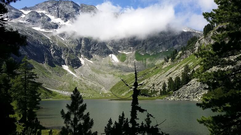 Erster Blick auf den See