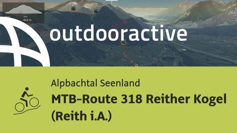 Mountainbike-tour im Alpbachtal Seenland: MTB-Route 318 Reither Kogel (Reith i.A.)