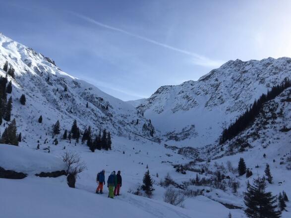 Blick zurück vom Staffel