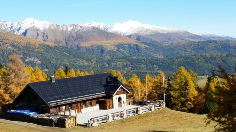 Ausblick auf Unterlungau und dem Preber