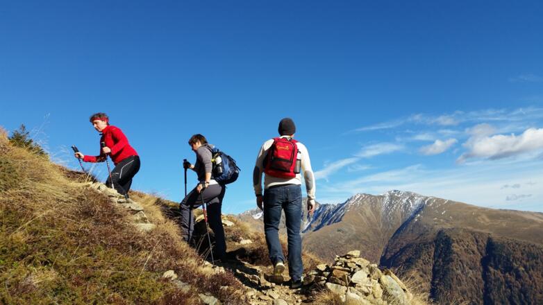 Richtung Gipfelkreuz