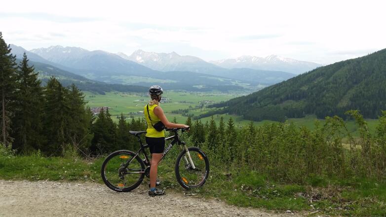 Aussicht auf Mariapfarr/Preber