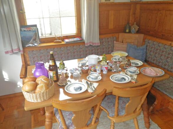 Frühstück in der Pension