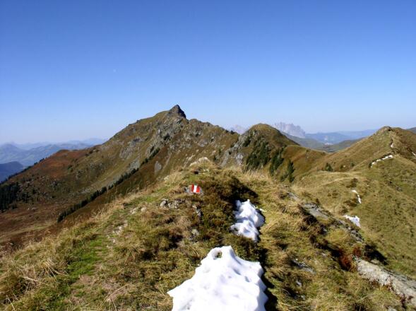 Joch mit Gratverlauf  zum Bischof