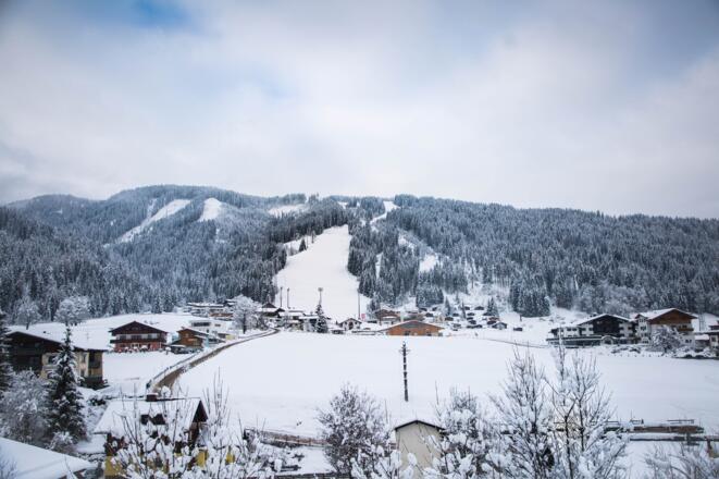 Aussicht auf die Weltcupstrecke