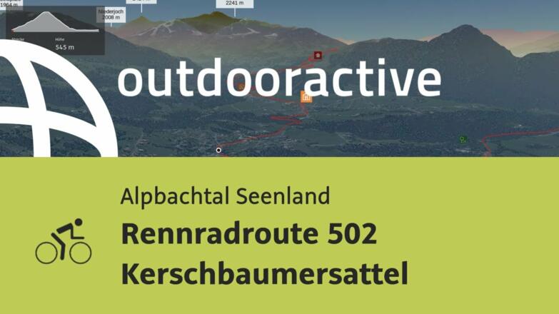 Rennradtour im Alpbachtal Seenland: Rennradroute 502 Kerschbaumersattel