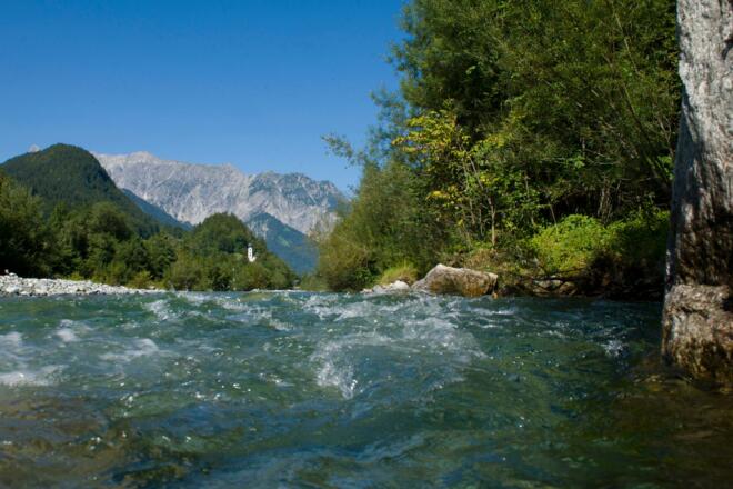 Ein Großteil der Tour führt der Ill entlang