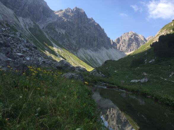 Wanderweg im Kleinwalsertal