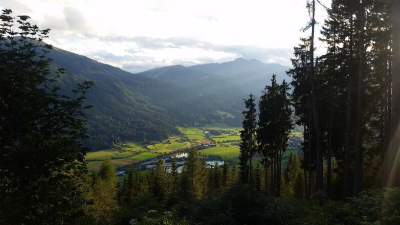 Blick auf St. Michael während der Tour