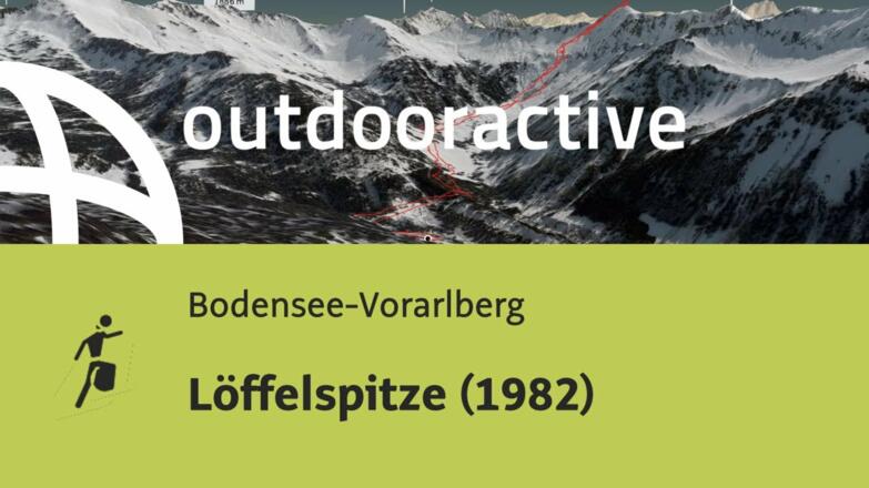 Skitour in der Region Bodensee-Rheintal: Löffelspitze (1982)