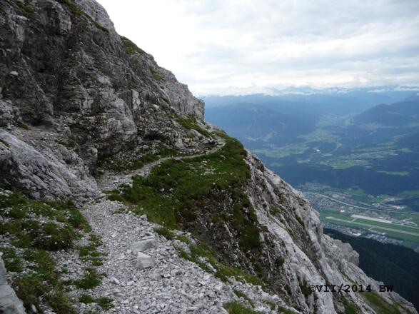der Weg zum Kleinen Solstein kurz nach dem Solsteinsattel