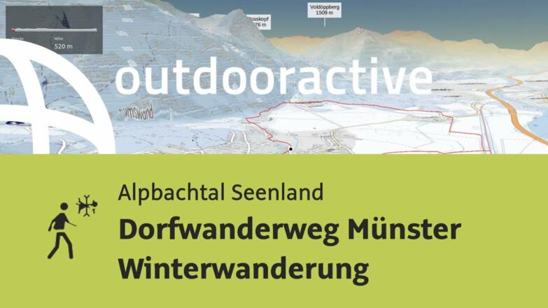 Winterwanderung im Alpbachtal Seenland: Dorfwanderweg Münster Winterwanderung