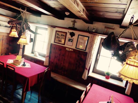 Gemütliche Stube in der Richterhütte.