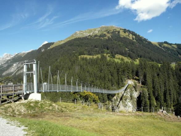 Die Holzgauer Hängebrücke