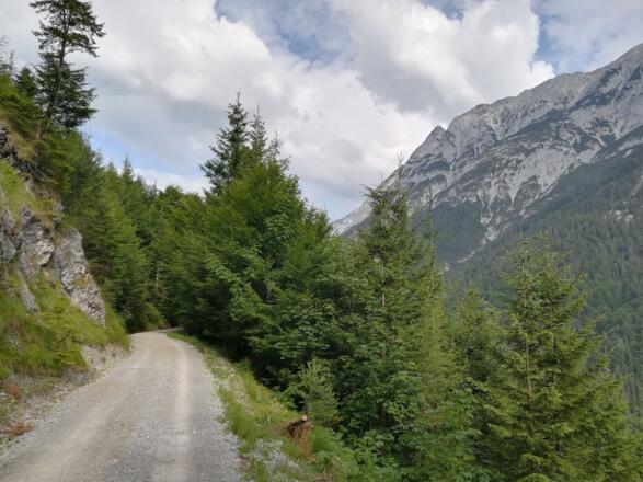 toller Blick in das Vomperloch