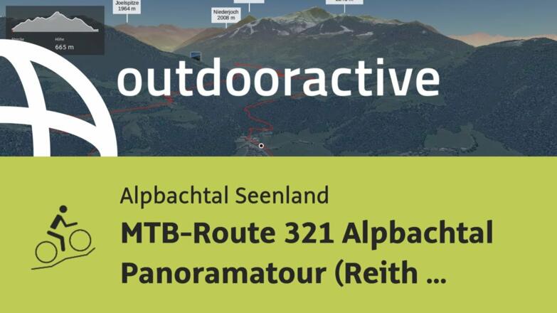 Mountainbike-tour im Alpbachtal Seenland: MTB-Route 321 Alpbachtal ...