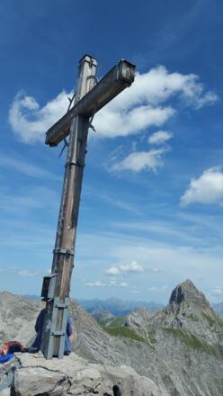 Gipfelkreuz Saulakopf