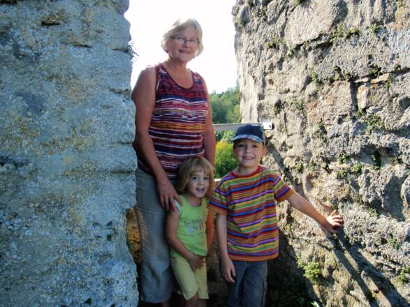 Bergfried 32m hoch bezwungen