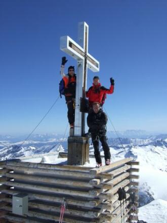 gut gelauntes Gipfelfoto