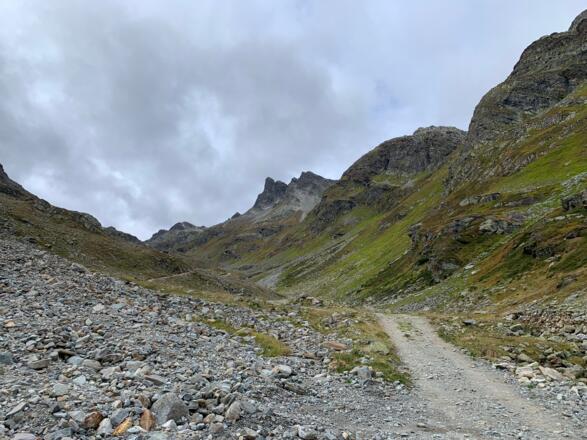 Weg hoch zur Klostertaler Umwelthütte